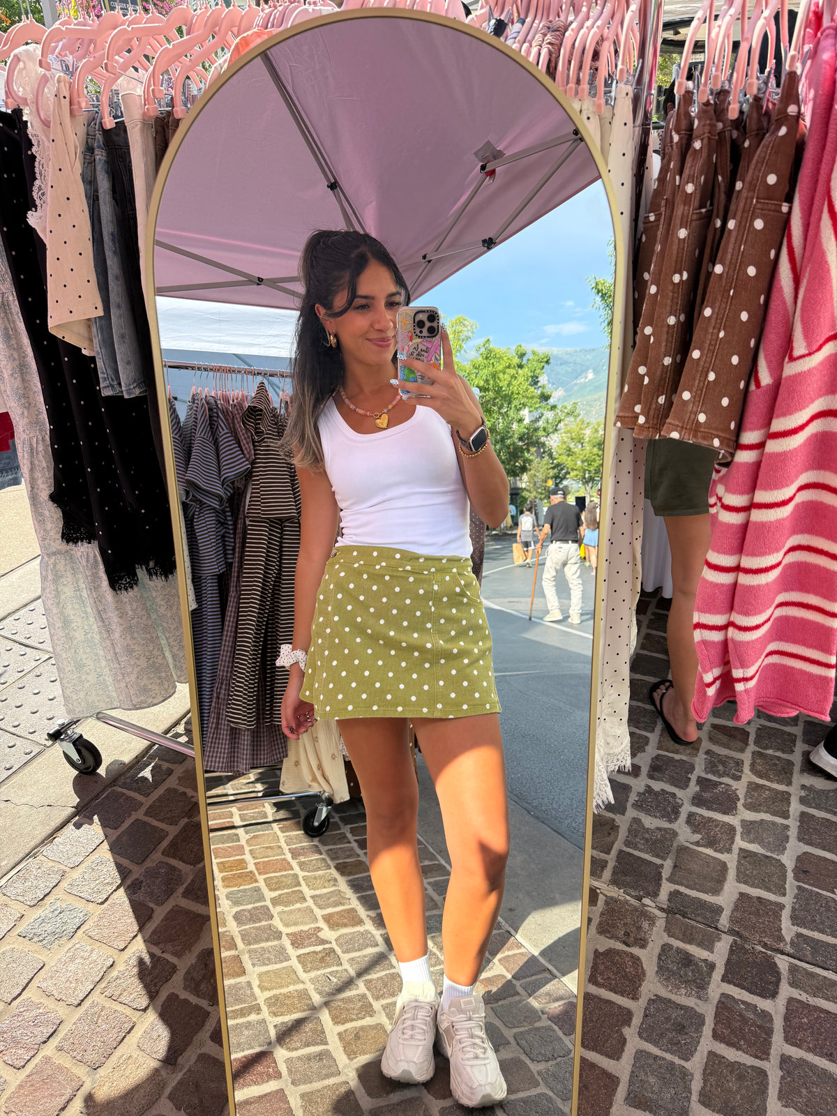 Poppy Skort- Chartreuse