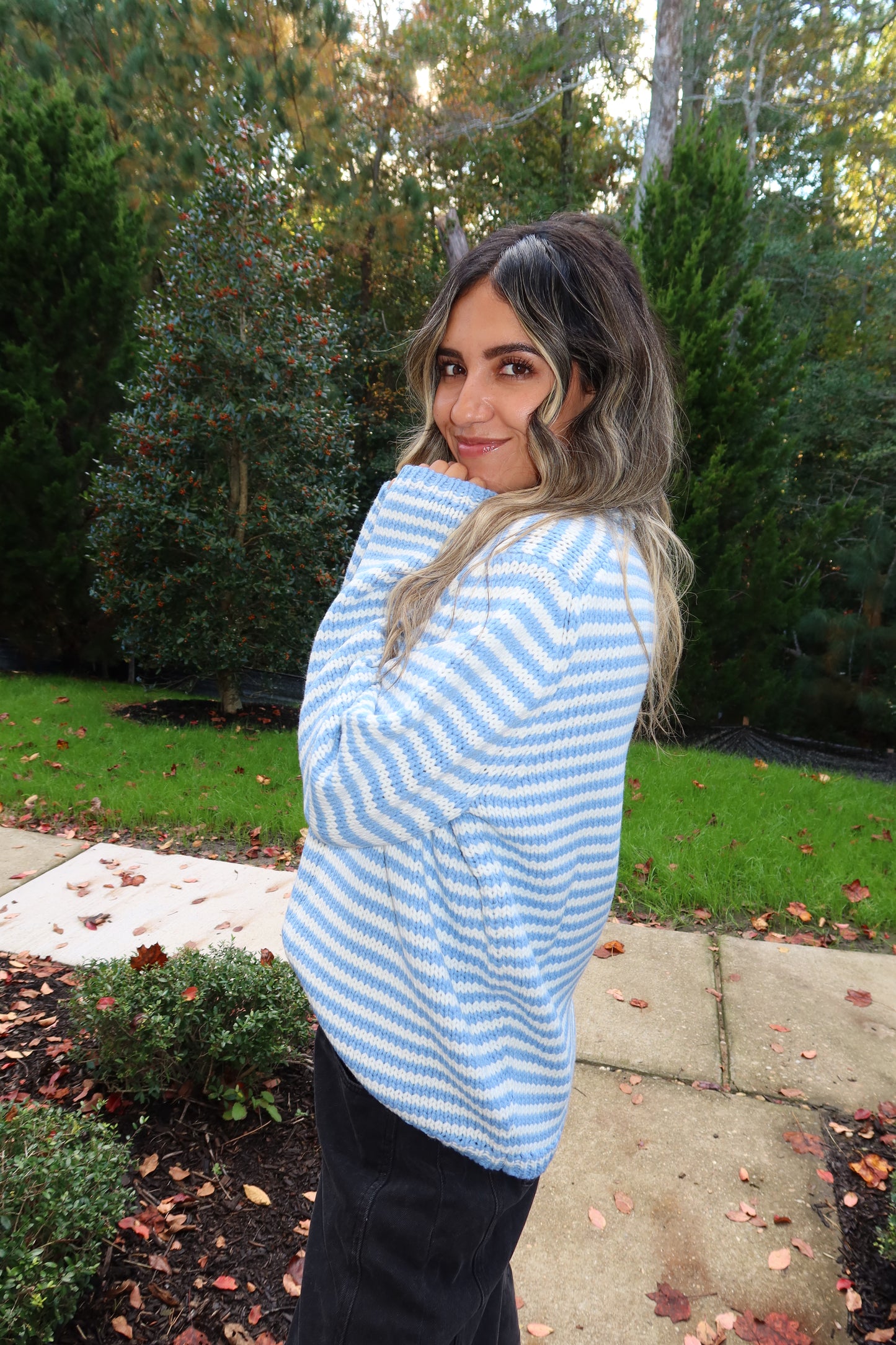 Skyline Striped Knit Sweater