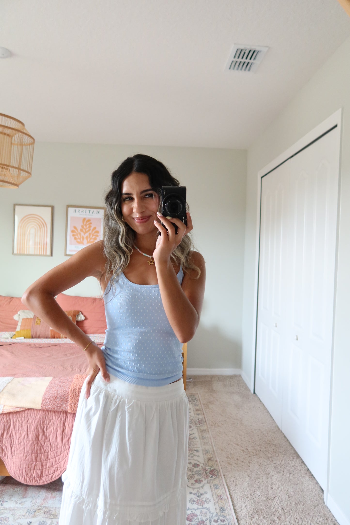 Seabreeze Polka Dot Tank