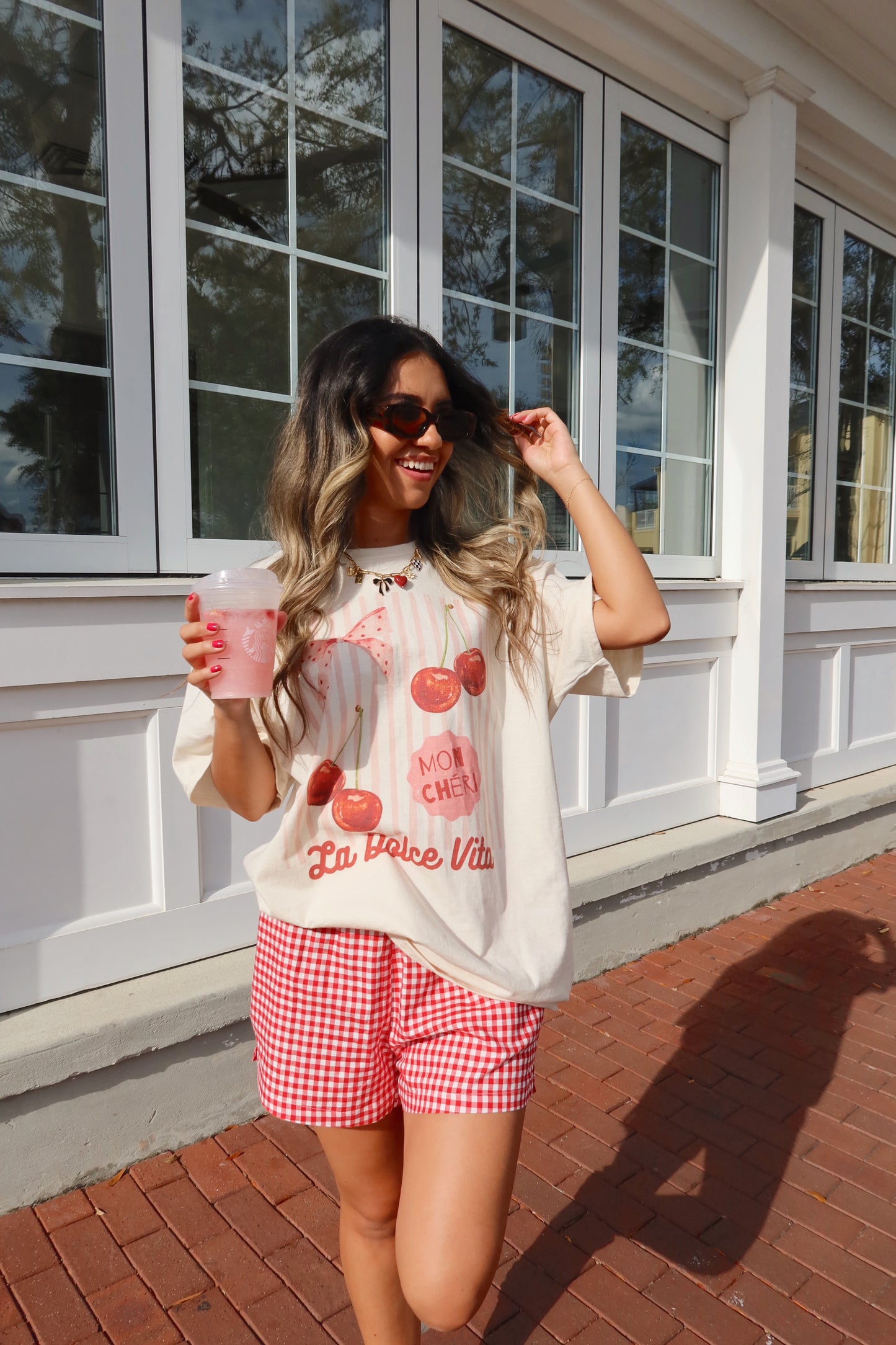 Picnic Shorts- Red