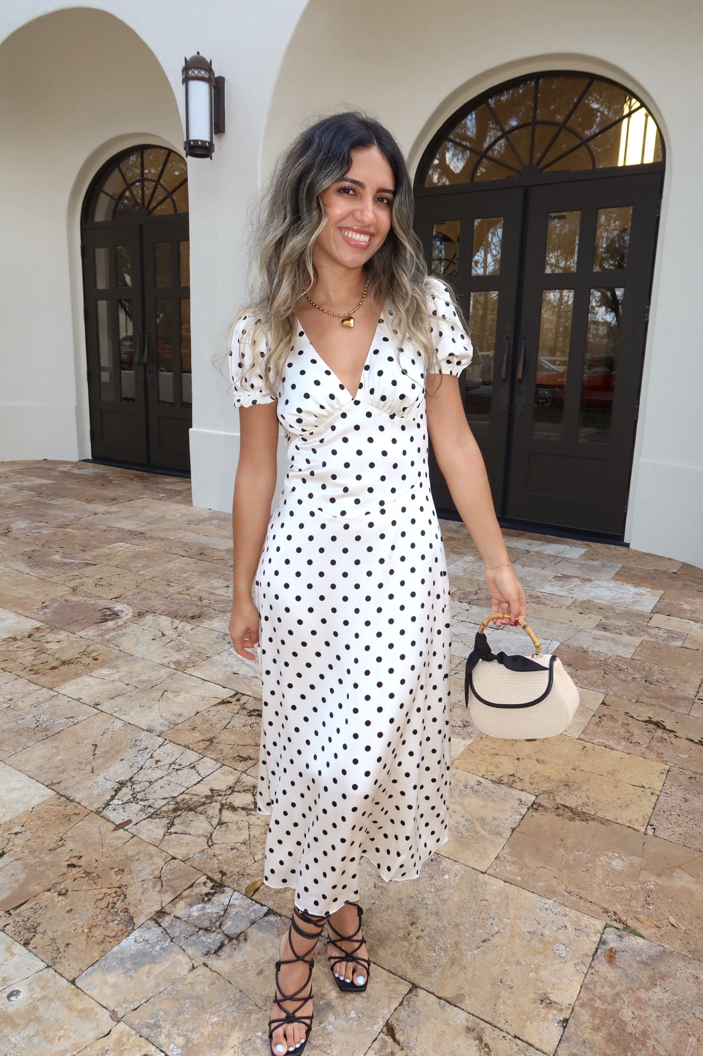 Pearl Dotted Dress
