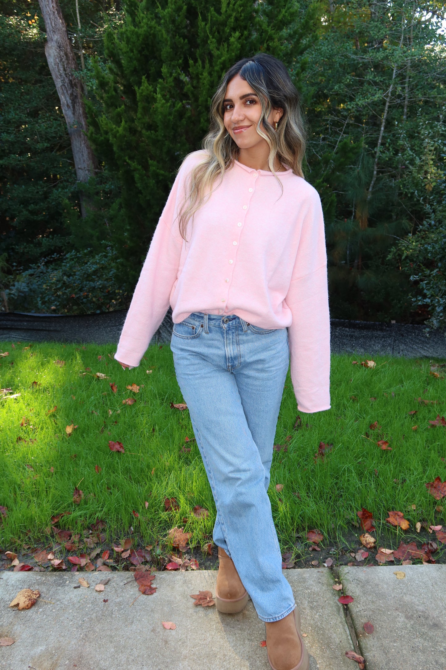 Butterfly Effect Cardi- Pink