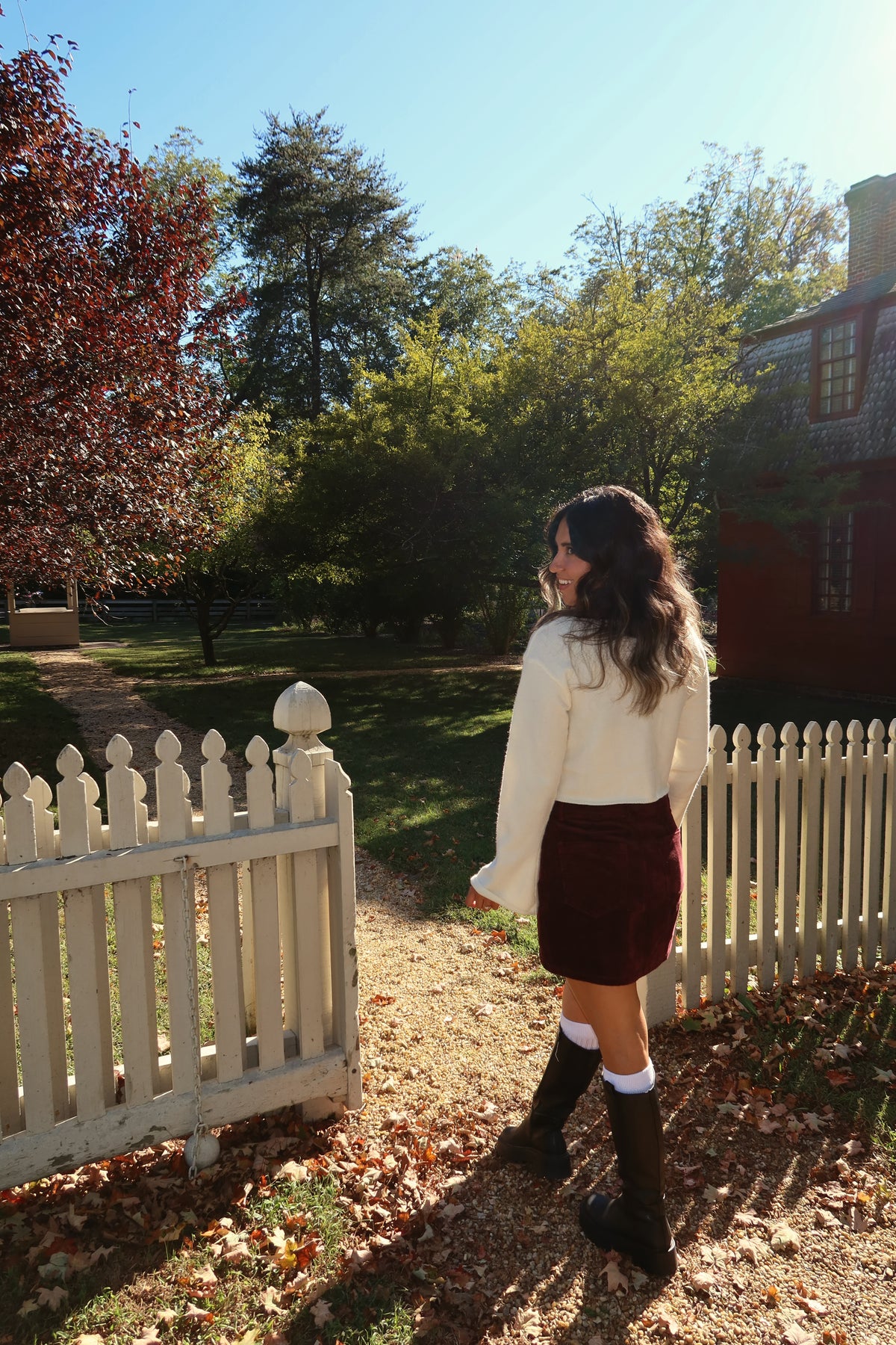 Cherrywood Corduroy Skirt