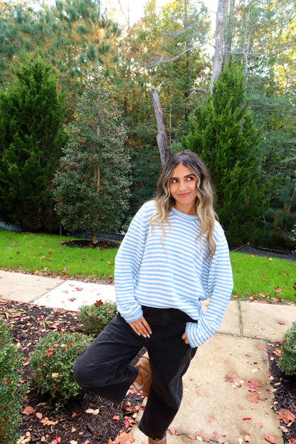 Skyline Striped Knit Sweater