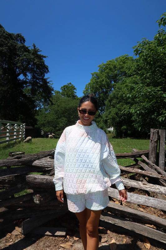 Briar Quilted Mockneck