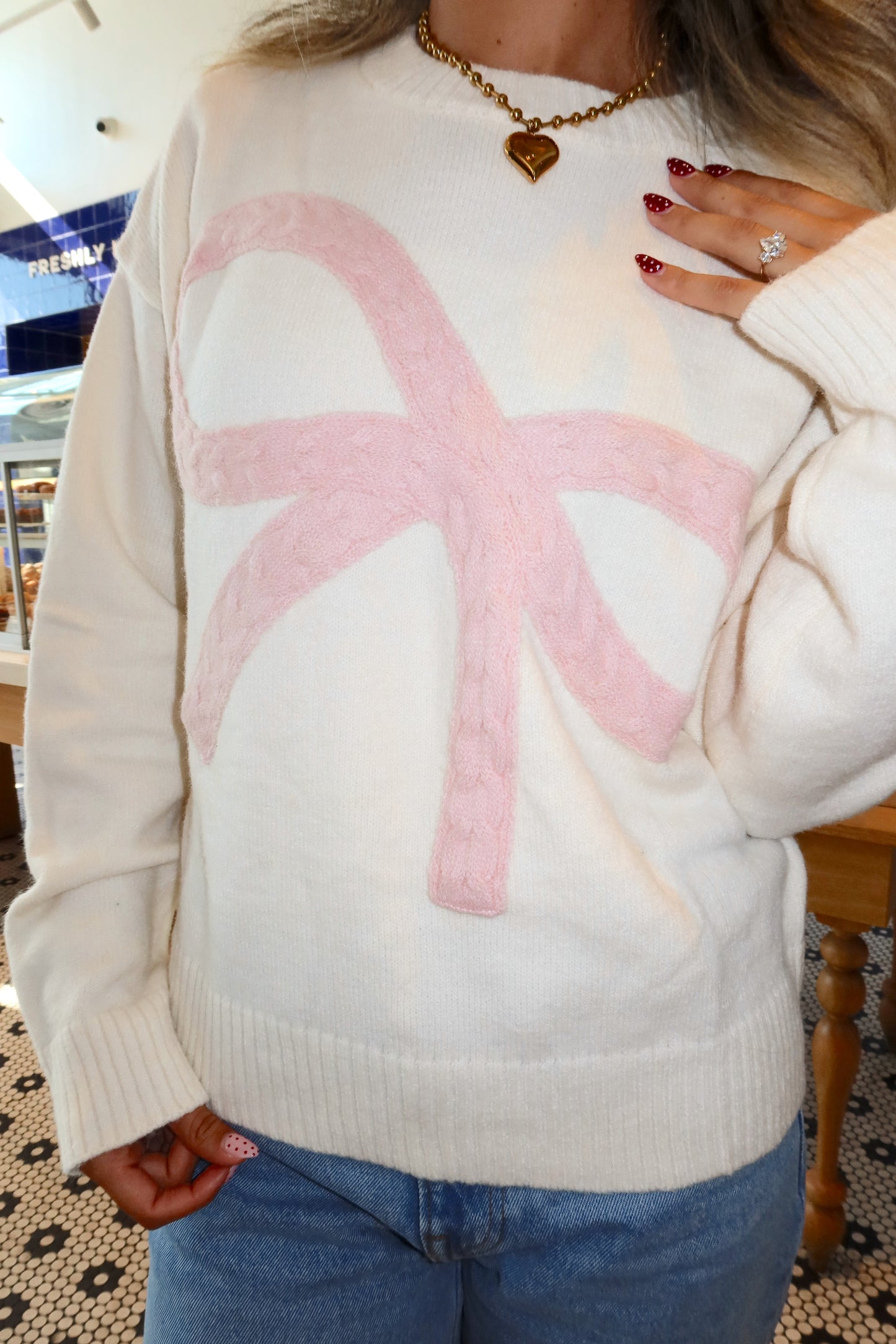 Juliette Bow Sweater