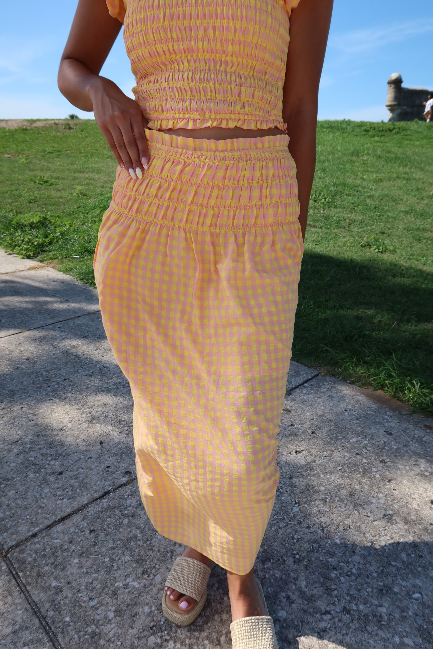 Clementine Gingham Skirt
