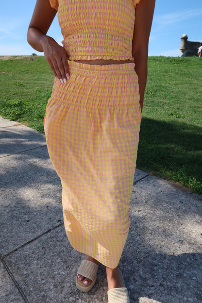 Clementine Gingham Skirt