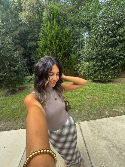 Scottie Plaid Skirt