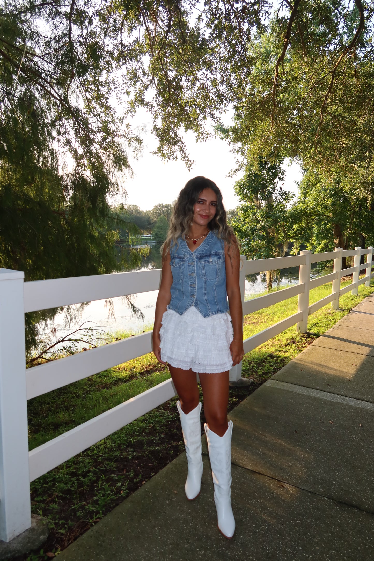 Eyelet Dream Skort