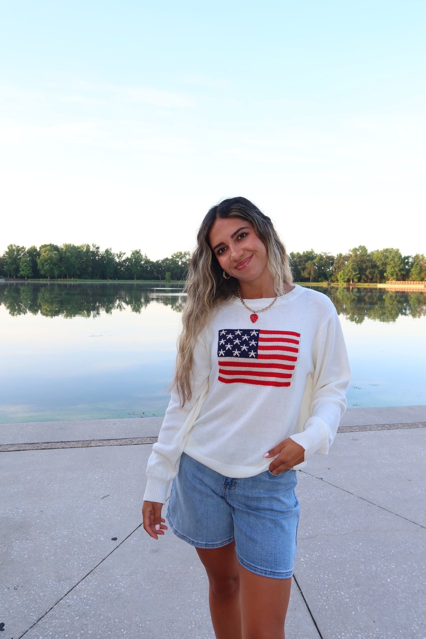Star Spangled Knit Sweater