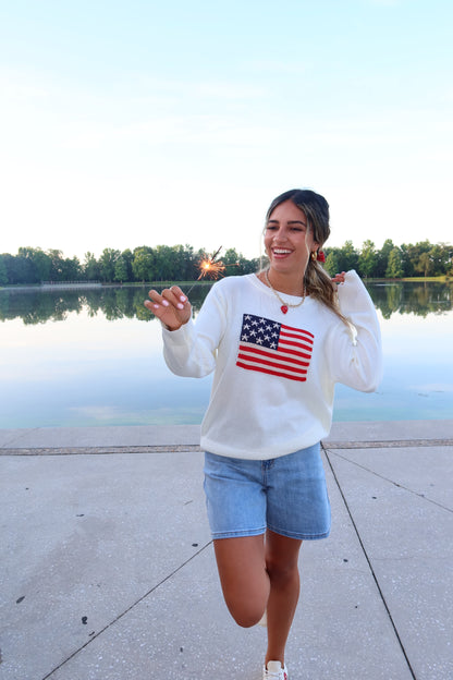 Star Spangled Knit Sweater