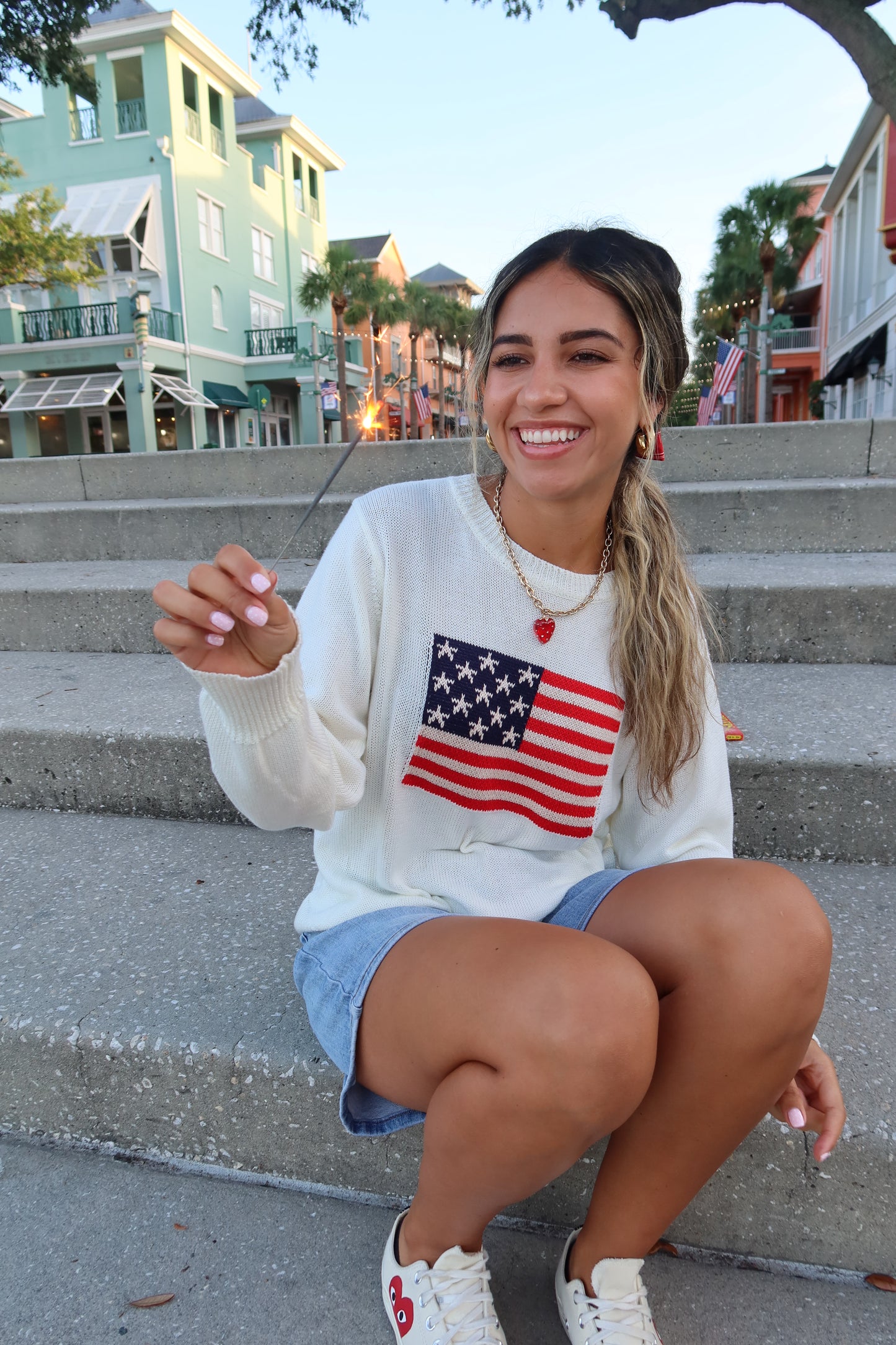 Star Spangled Knit Sweater