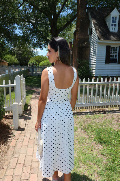 Amelia Polka Dot Dress