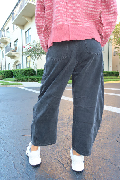 Rory Barrel Jeans- Black