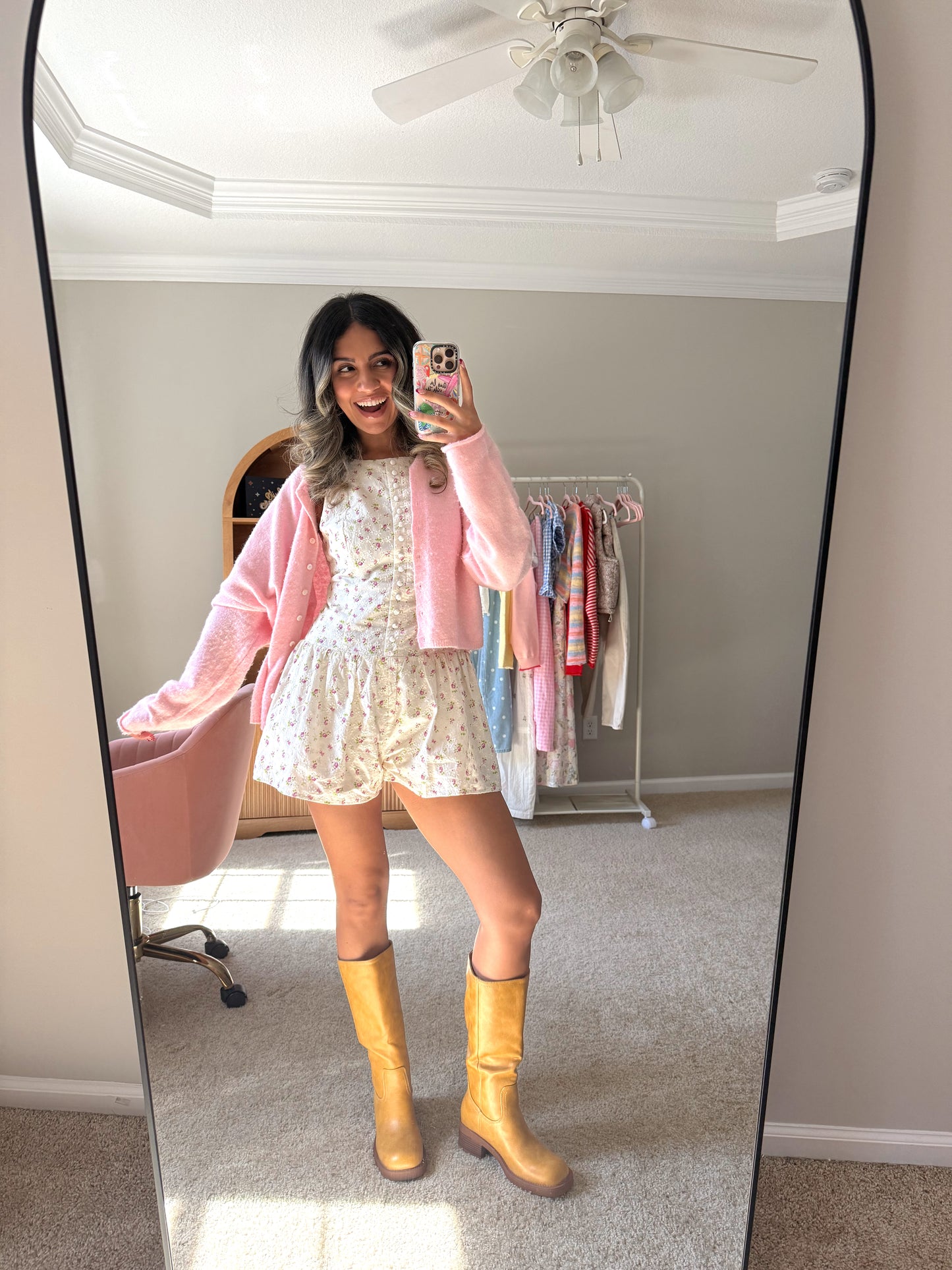 Olivia Floral Romper