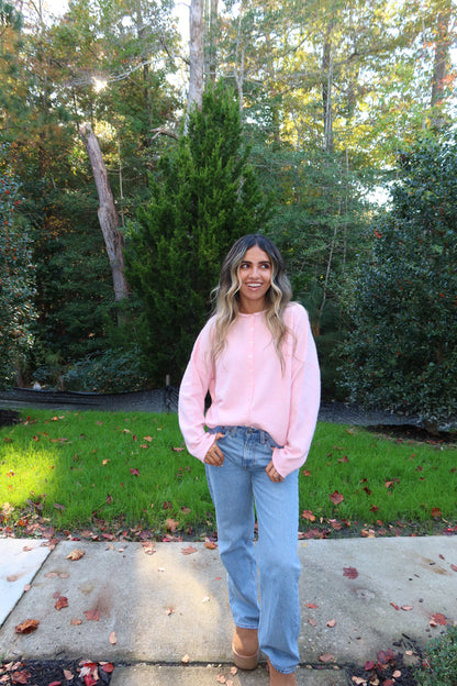 Butterfly Effect Cardi- Pink