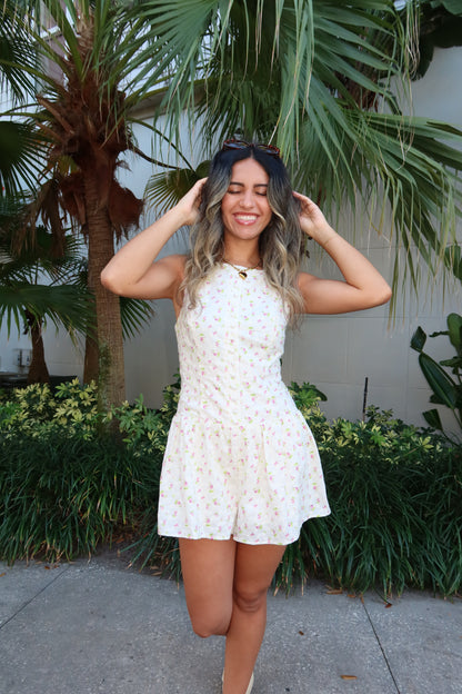 Olivia Floral Romper