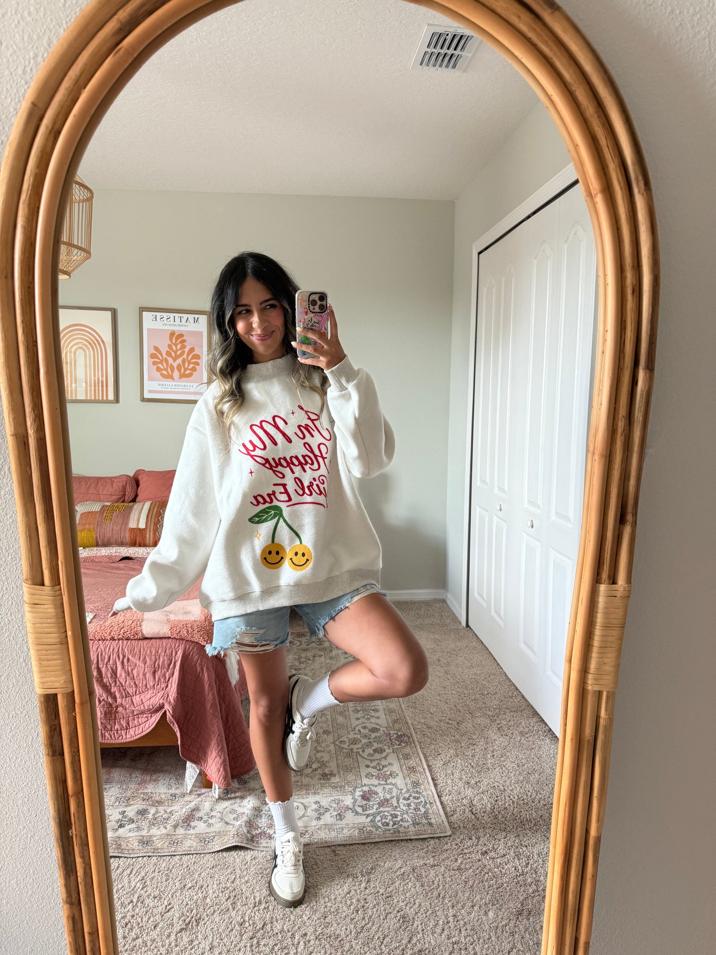 Happy Girl Mockneck