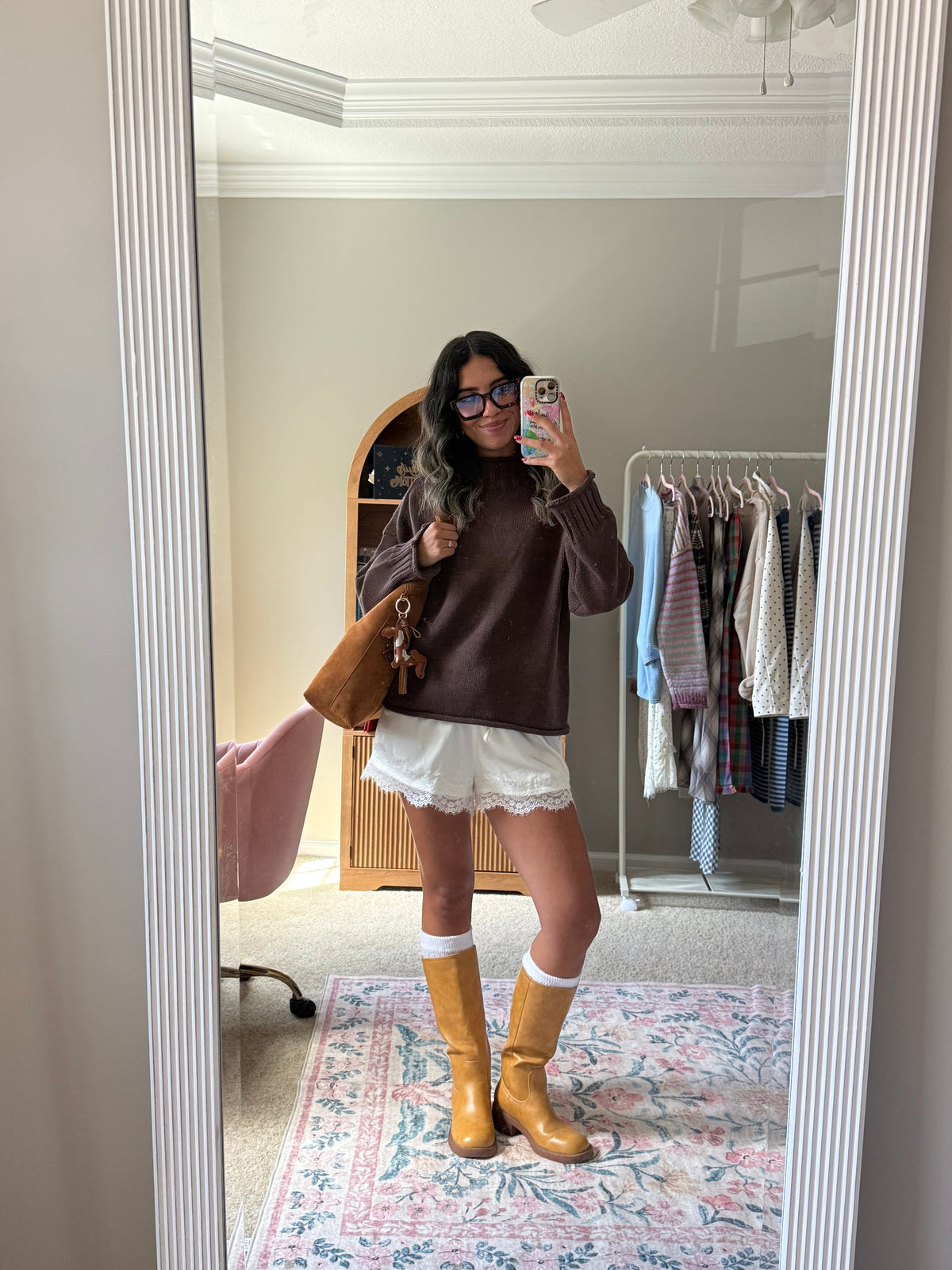Teddy Roll Neck Sweater