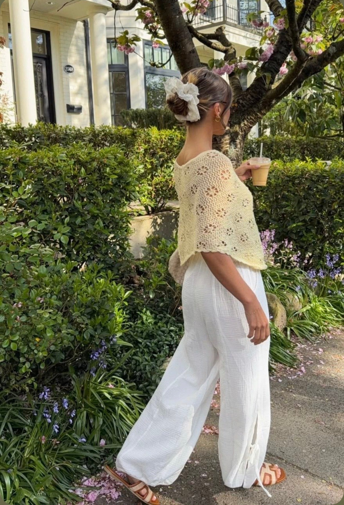 Golden Coast Crochet Poncho