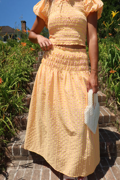 Clementine Gingham Skirt