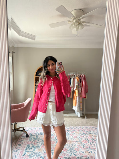 Chantilly Lace Satin Shorts