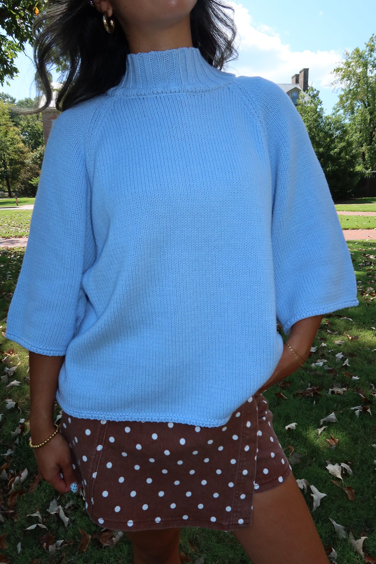 Cova Knit Mock Sweater