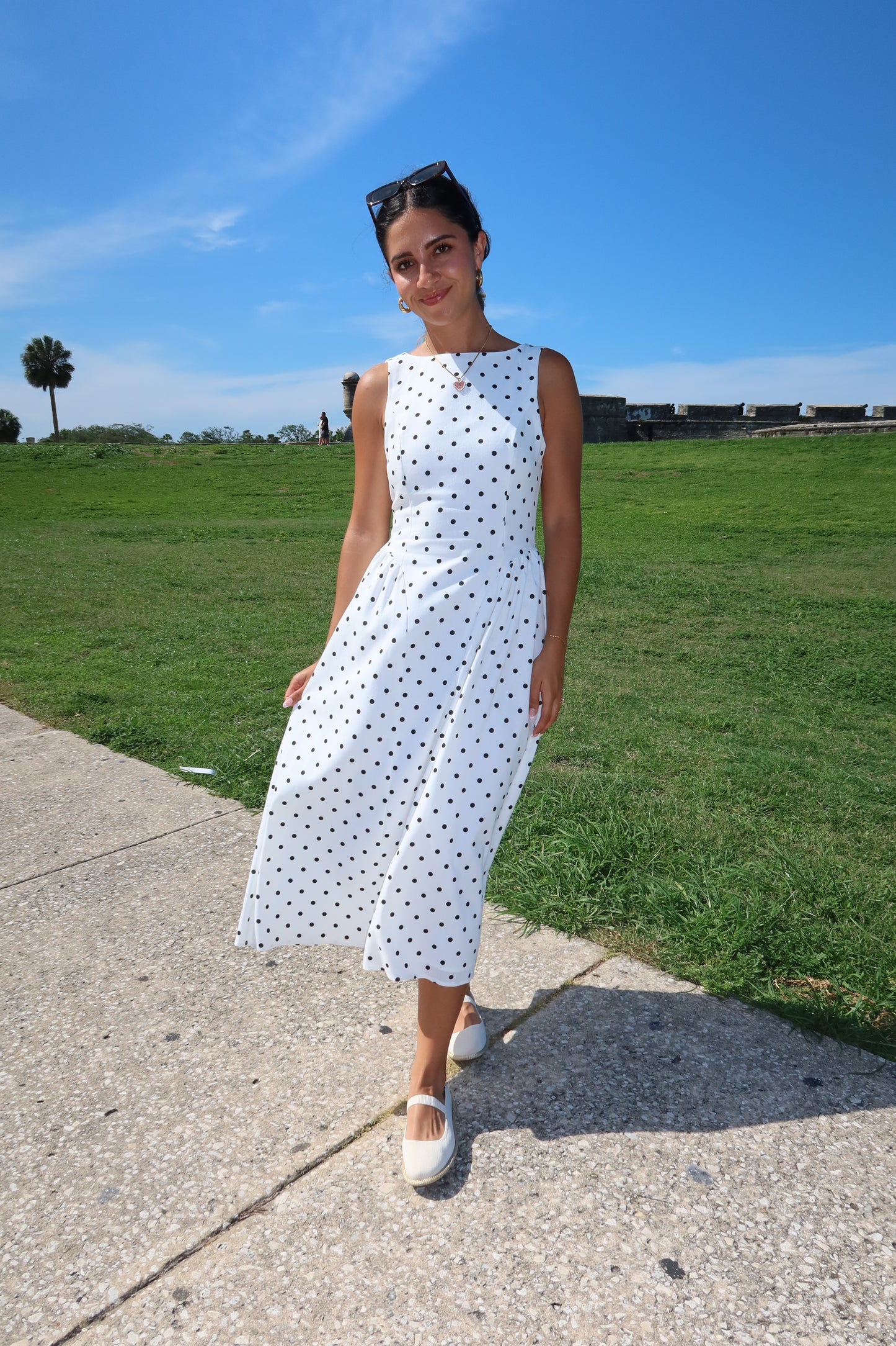Amelia Polka Dot Dress