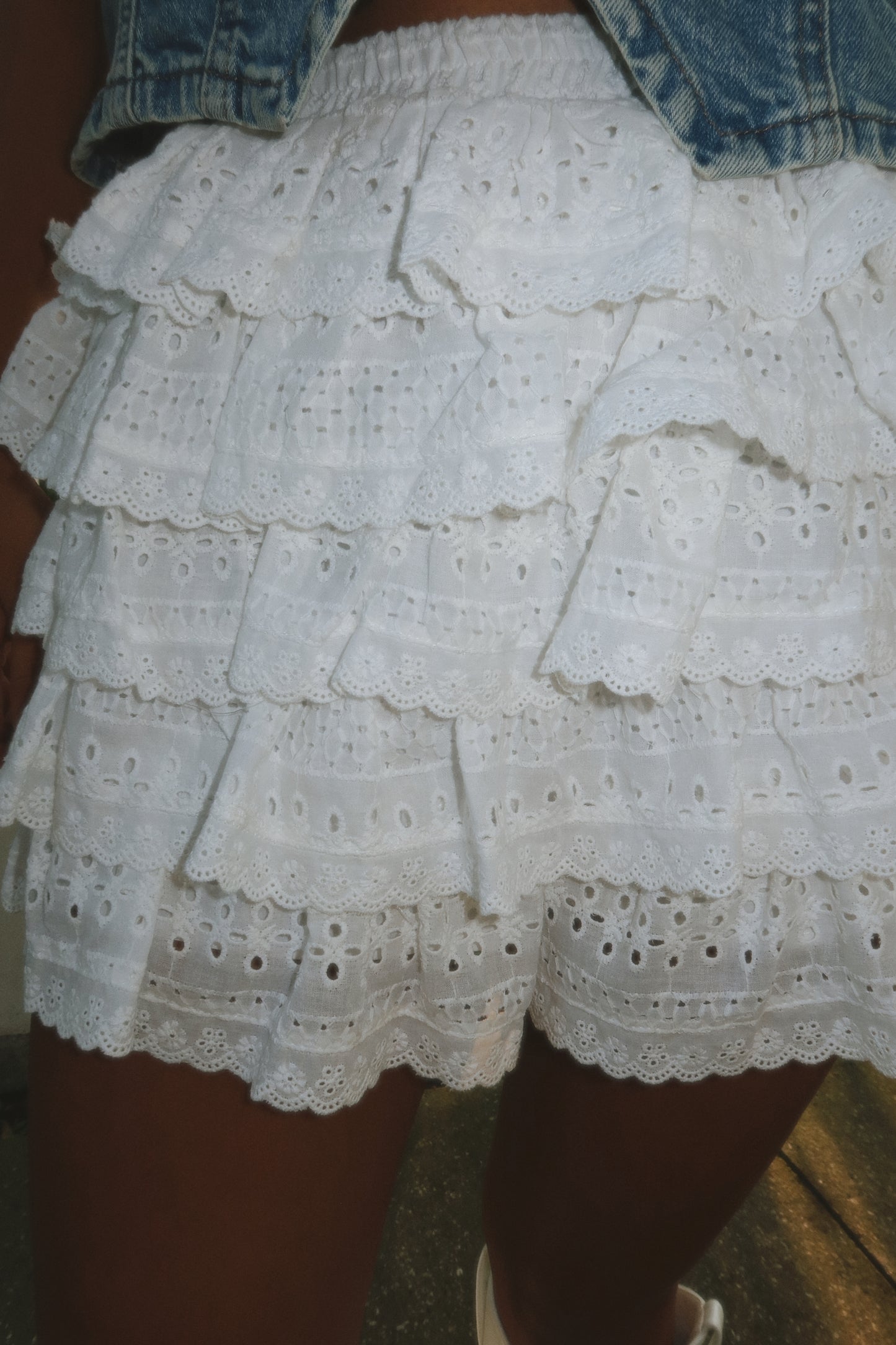 Eyelet Dream Skort