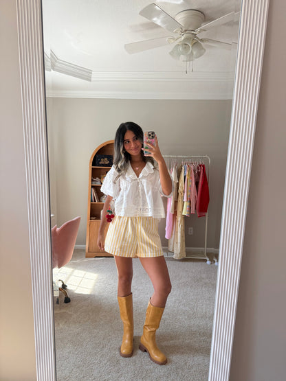 Lemonade Stripe Shorts