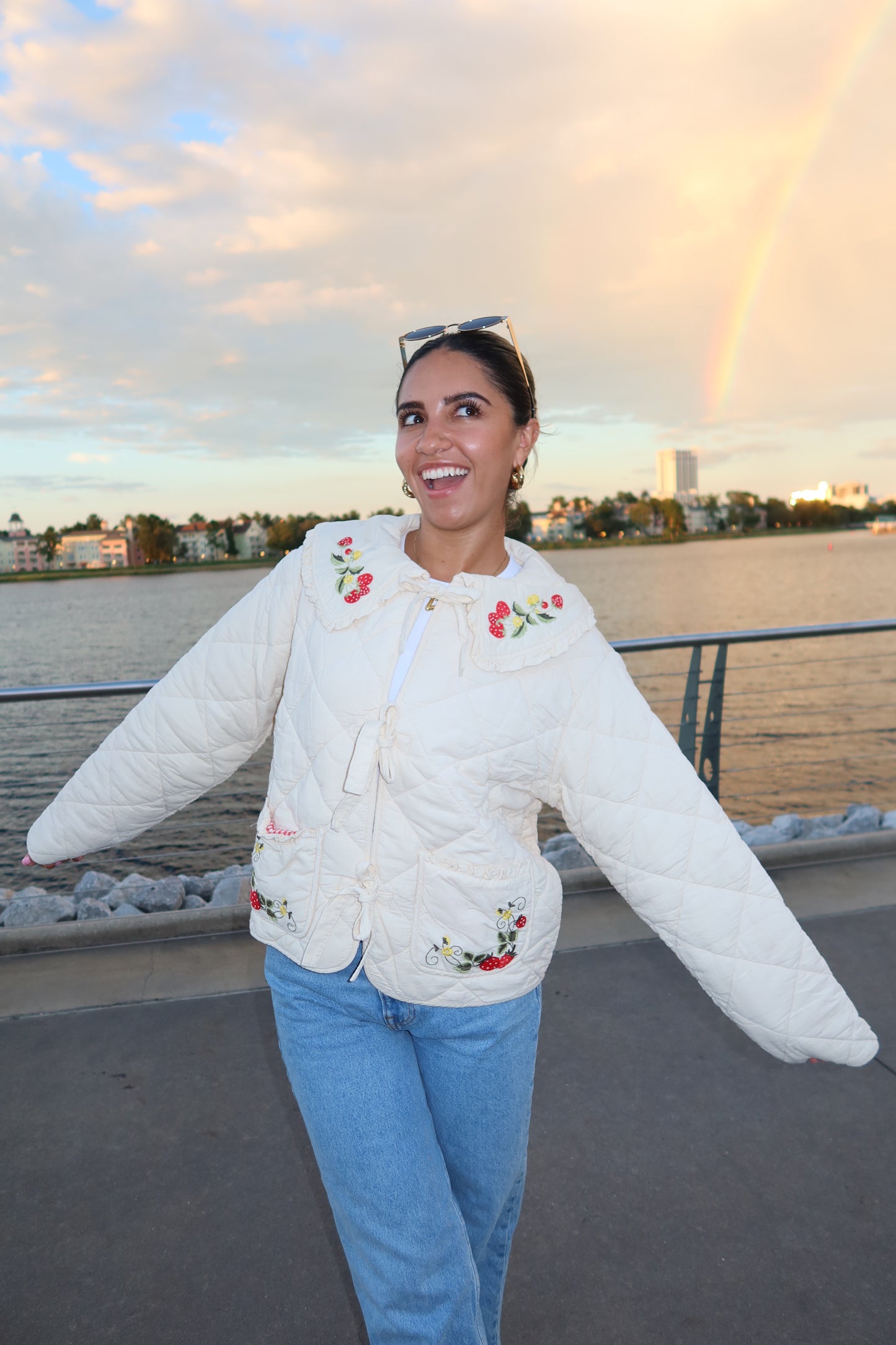 Strawberry Fields Quilted Jacket