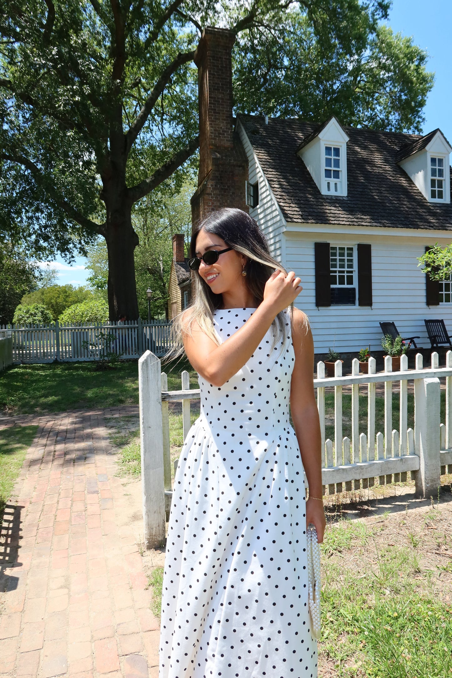 Amelia Polka Dot Dress