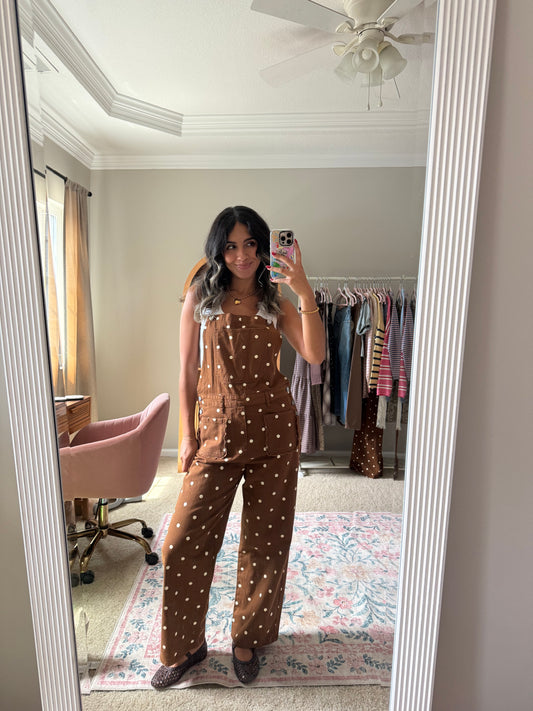 Millie Polka Dot Overalls