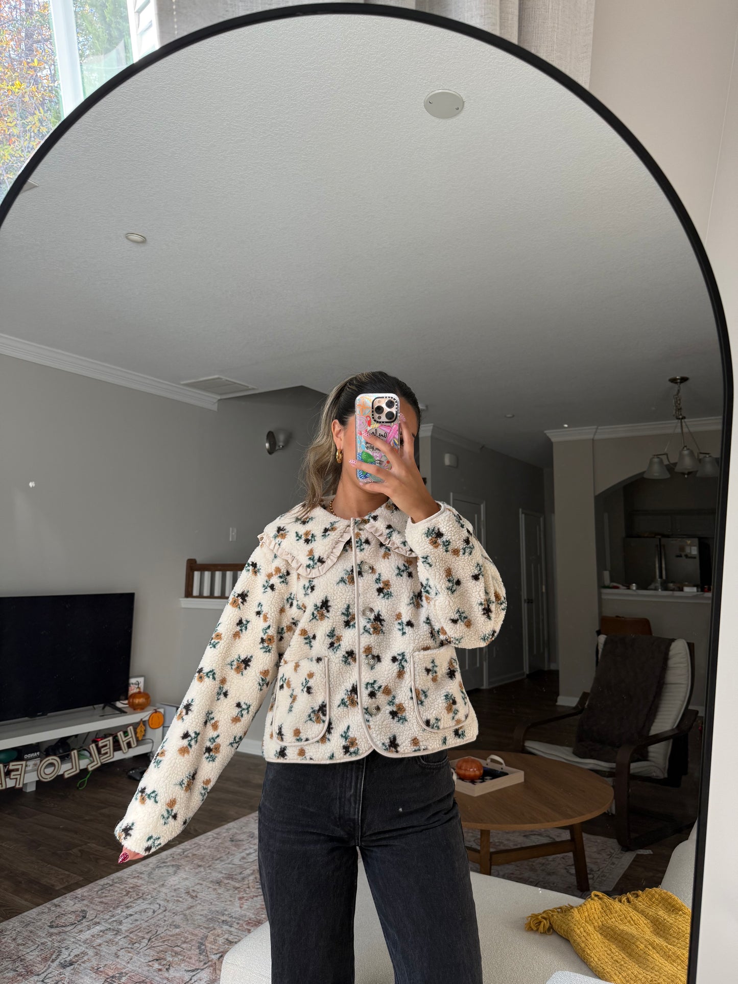 Cozy Blossom Fleece Jacket