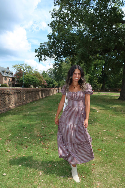 Autumn Stroll Midi Dress