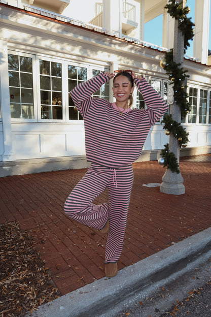 Strawberry Matcha Knit Set