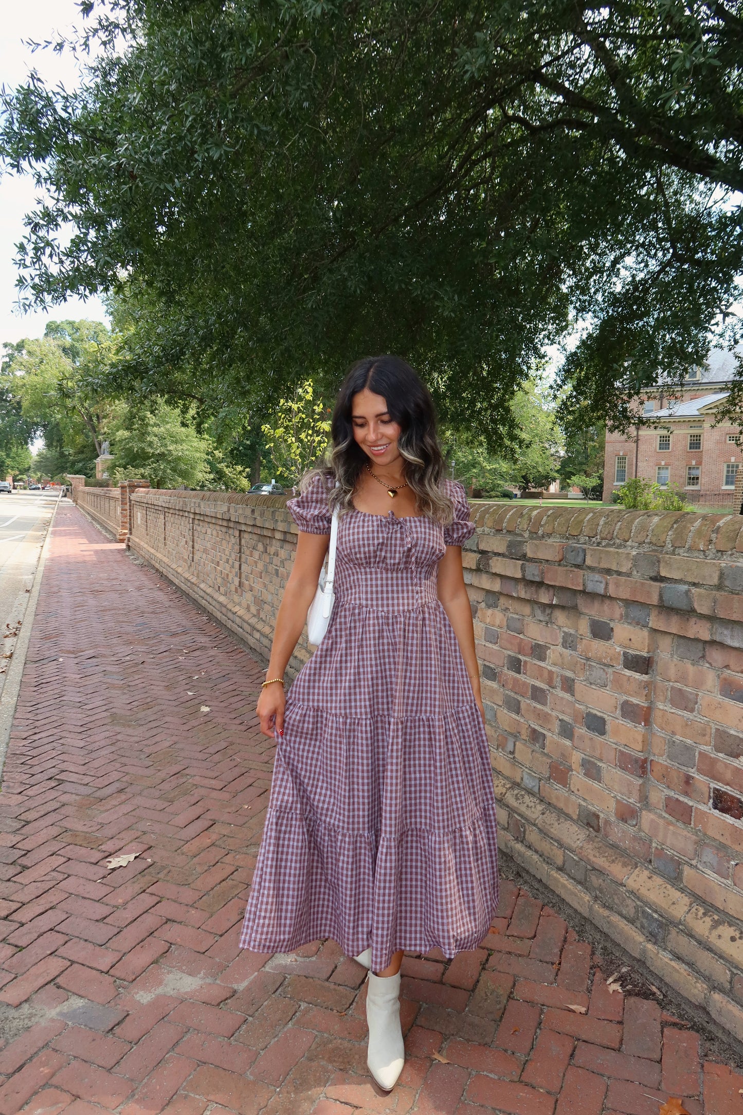 Autumn Stroll Midi Dress