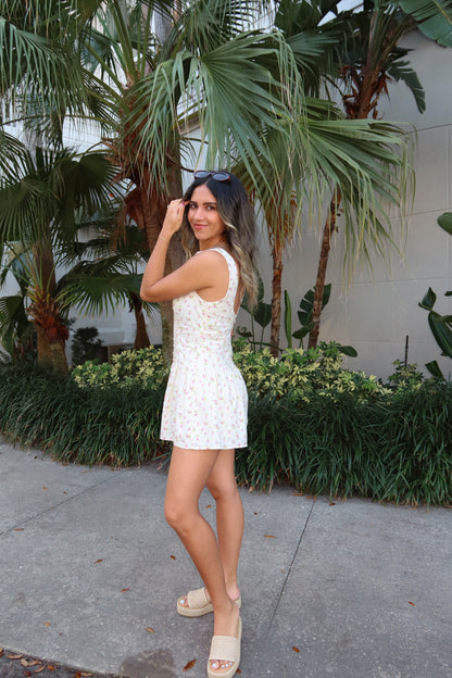 Olivia Floral Romper