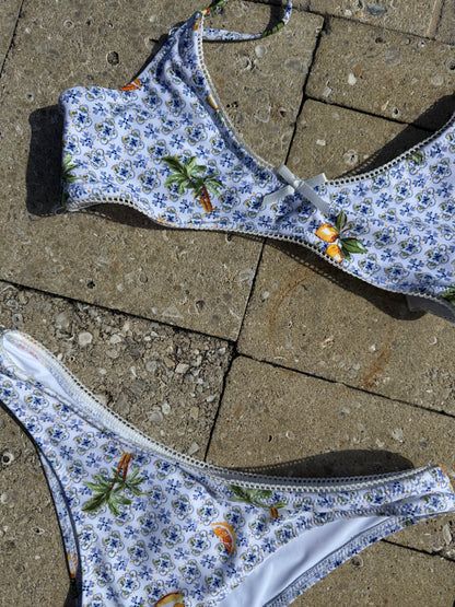 Mediterranean Citrus Tile Bikini