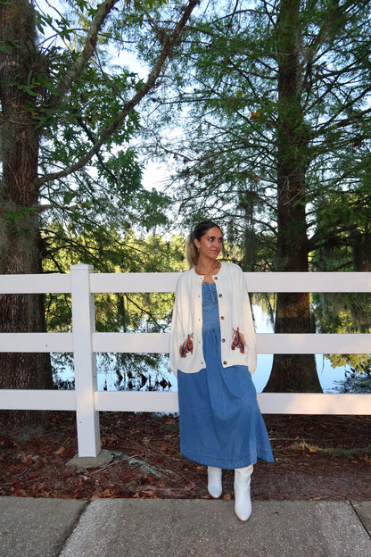 Midnight Blue Denim Dress