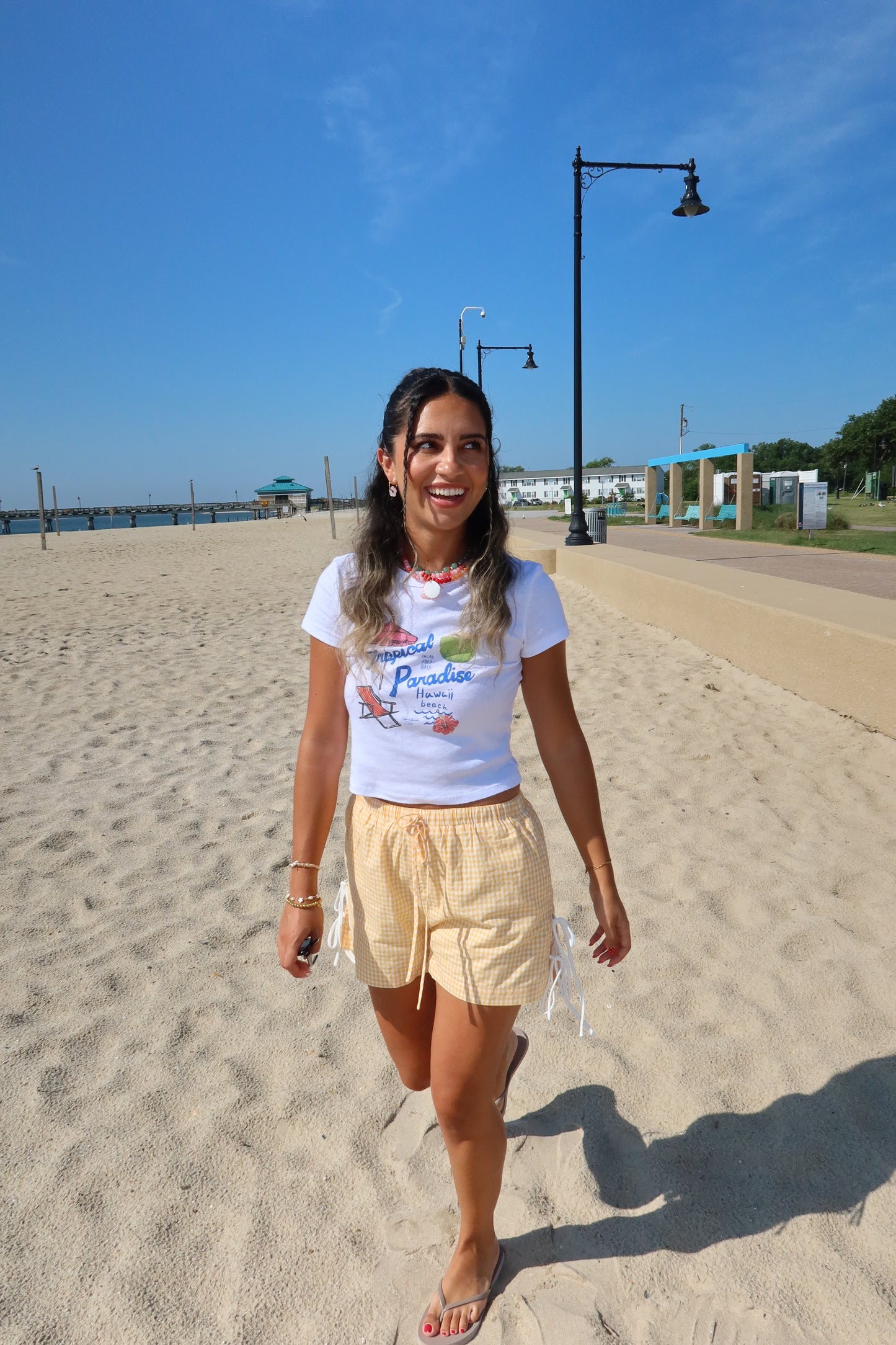 Sunshine Gingham Shorts