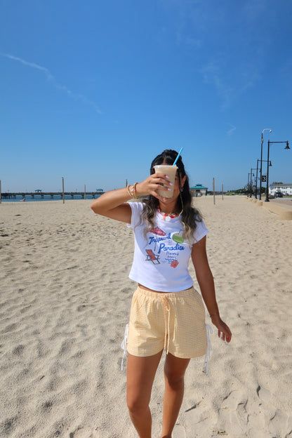 Sunshine Gingham Shorts