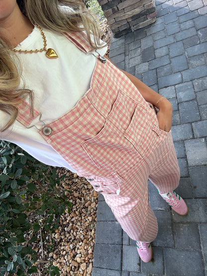Strawberry Milkshake Overalls