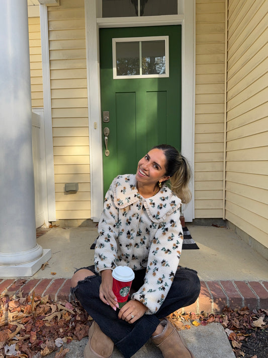 Cozy Blossom Fleece Jacket