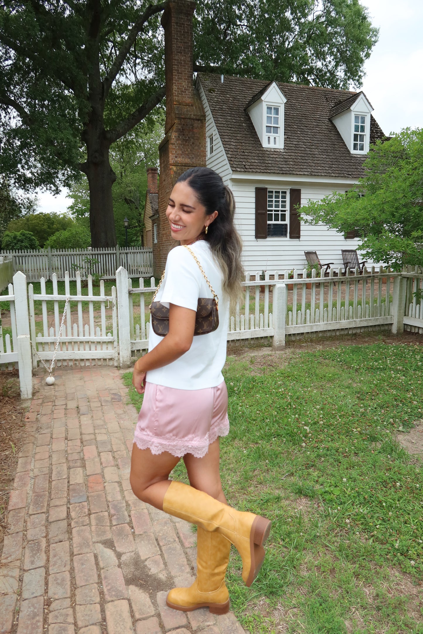 Blush Satin Shorts