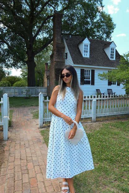 Amelia Polka Dot Dress