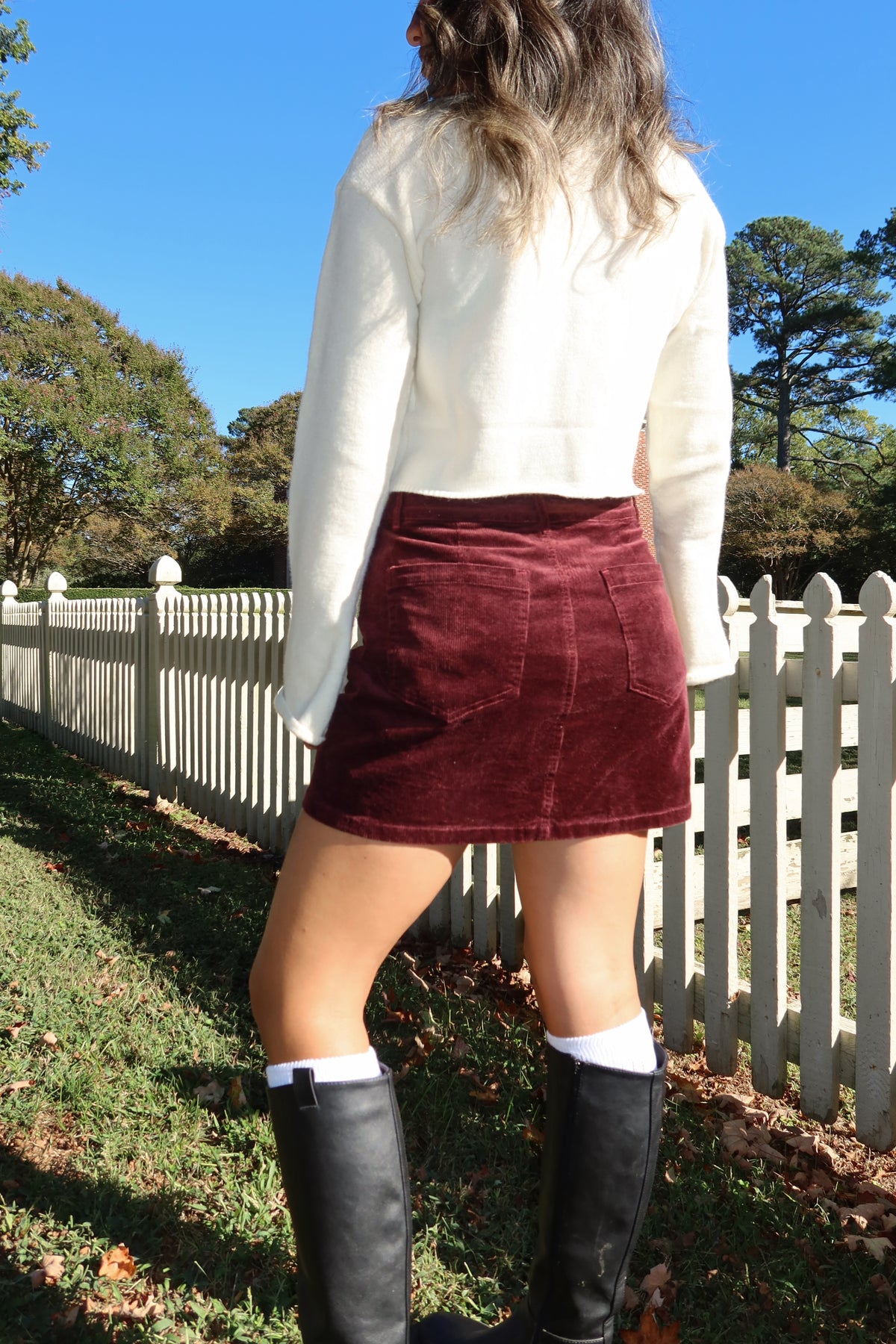 Cherrywood Corduroy Skirt