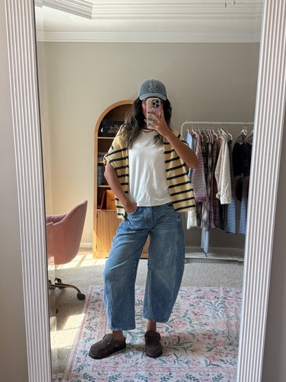 Maren Stripe Mock Sweater