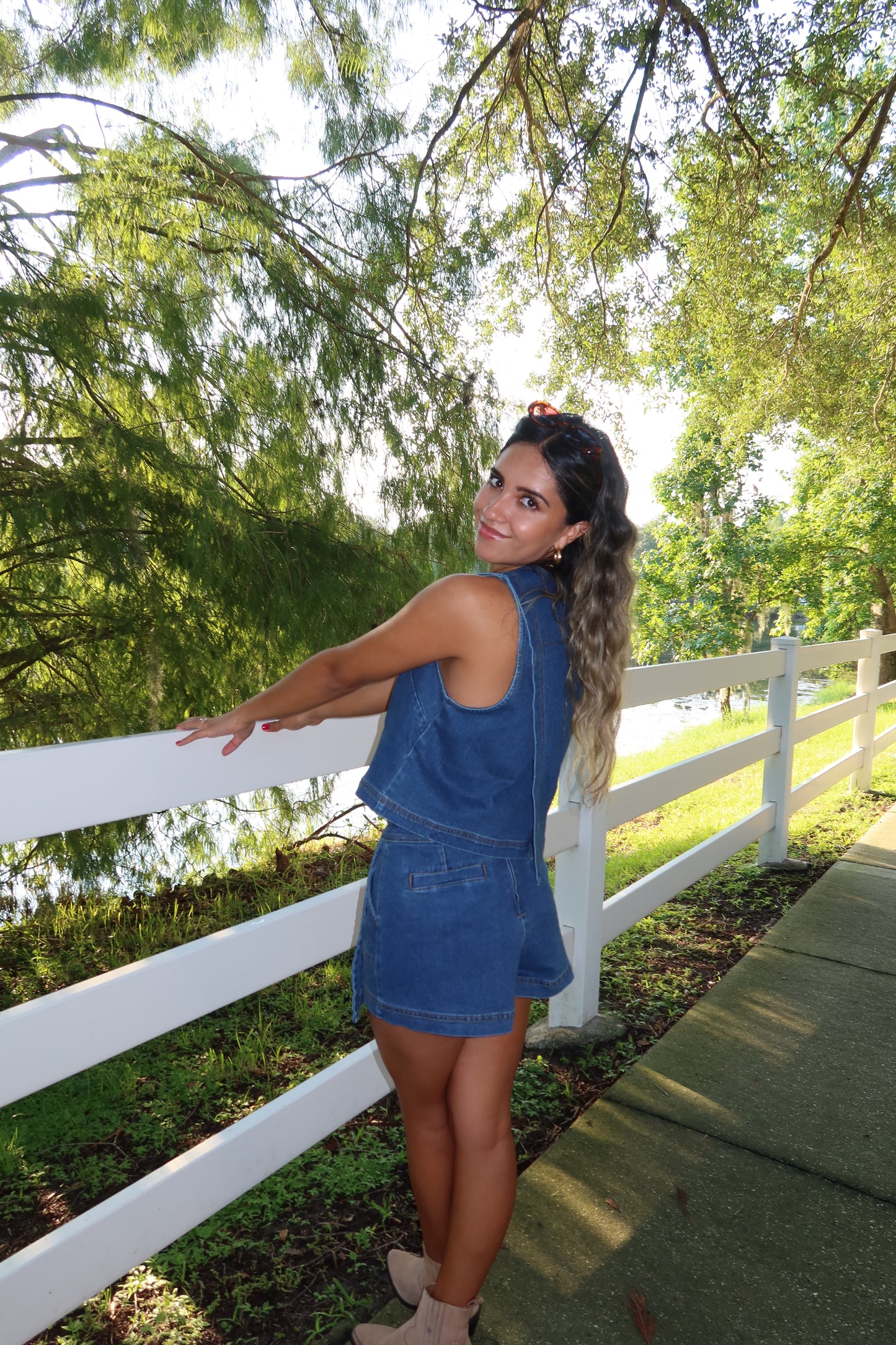Denim Days Skort